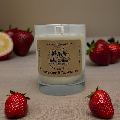 Champagne & Strawberries Soy Candle