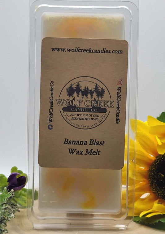 Banana Blast Wax Melt - Wolf Creek Candle Co.
