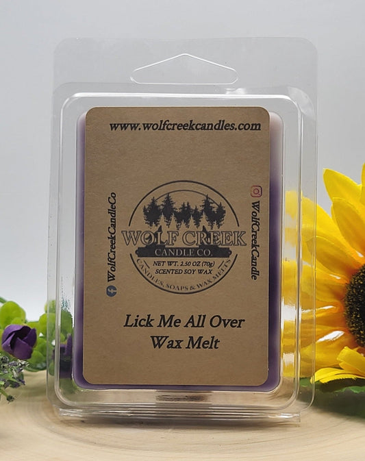 Lick Me All Over Wax Melt - Wolf Creek Candle Co.