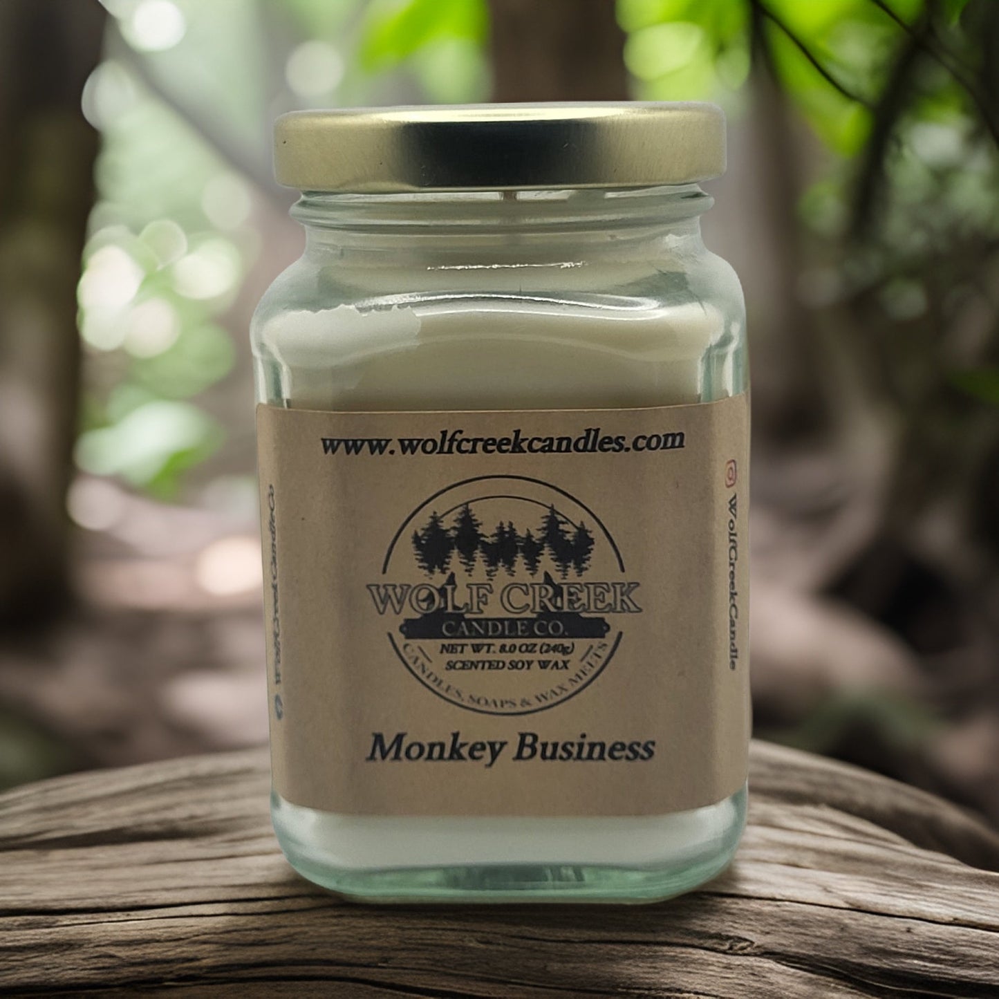 Monkey Business Soy Candle - Wolf Creek Candle Co.