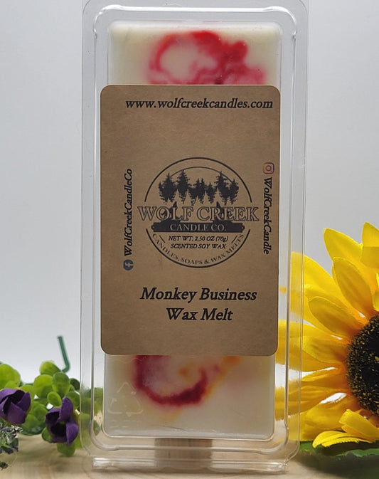 Monkey Business Wax Melt - Wolf Creek Candle Co.