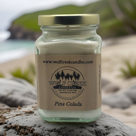 Pina Colada Soy Candle - Wolf Creek Candle Co.
