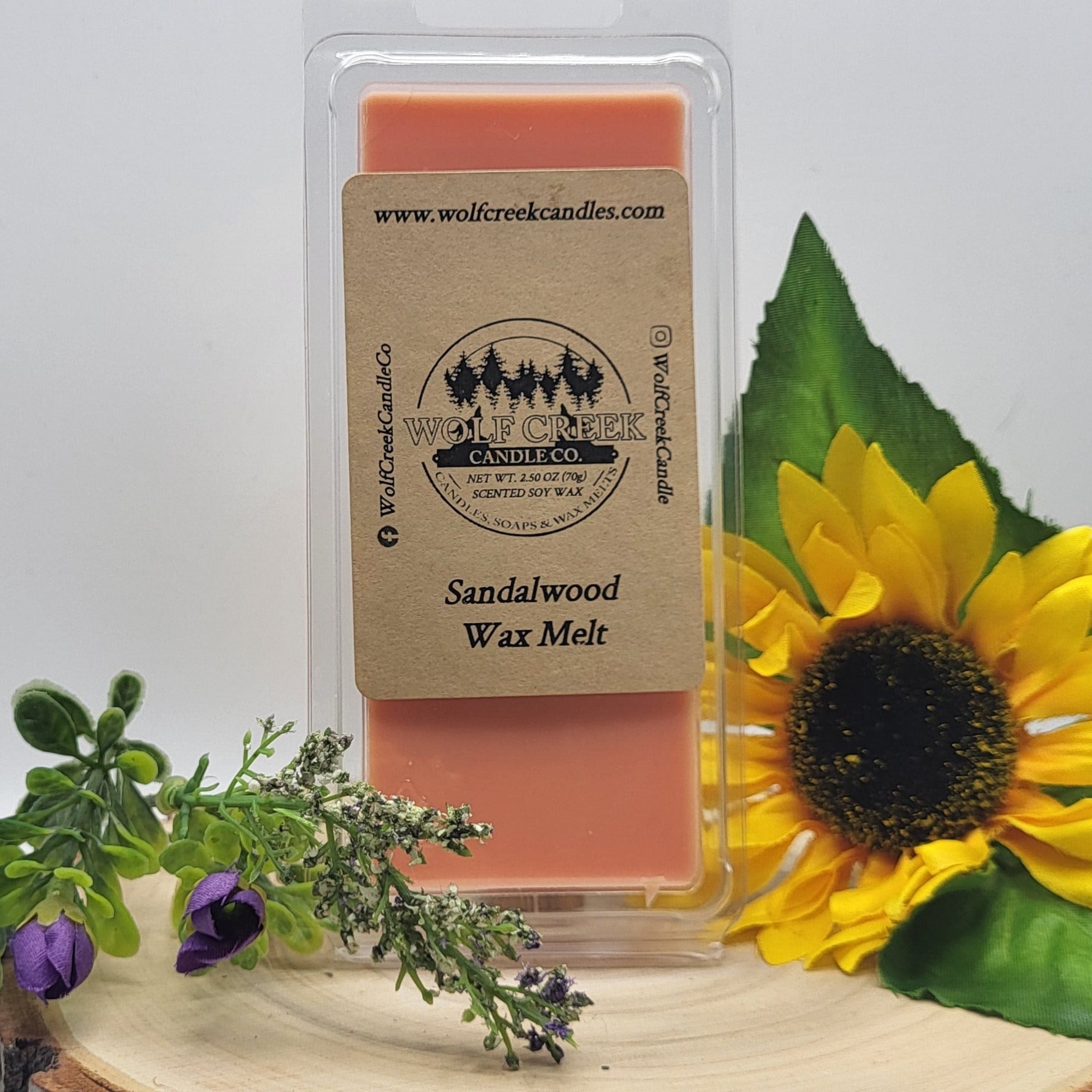 Sandalwood Wax Melt - Wolf Creek Candle Co.